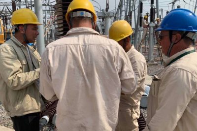 江蘇省送變電有限公司進行220千伏區(qū)域的停電改造