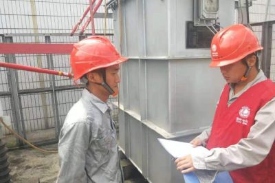 110千伏方家?guī)X變電站開(kāi)展電容器支柱瓷瓶斷裂更換工作，及時(shí)消除設(shè)備缺陷，