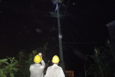 10千伏肖高線真空斷路器、隔離開關(guān)、重過載配變及引線各連接觸頭等易發(fā)熱部位進(jìn)行仔細(xì)排查