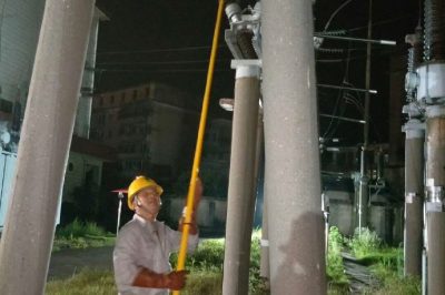 變電運維對檀雷桔南I線，檀雷桔南II線停電操作，配合線路零點搶修