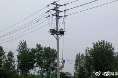 宿遷泗陽供電公司完成搶修10kV文開線故障跳閘斷電，恢復(fù)供電正常