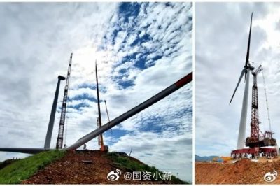 華電廣西新標(biāo)桿！三江八江風(fēng)電項目首臺風(fēng)機順利吊裝完成