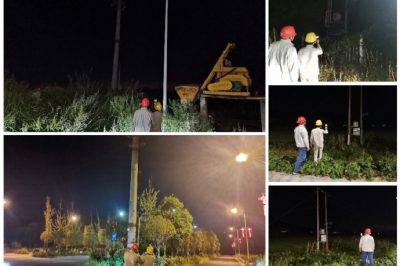 對(duì)10千伏君新線用電量大的專變臺(tái)區(qū)、斷路器、電纜頭開(kāi)展常態(tài)化測(cè)溫工作