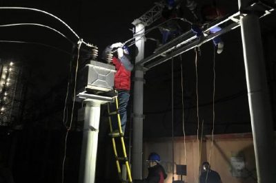 對35千伏清涼站534開關設備線夾發(fā)熱缺陷處理，