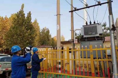 對(duì)煤改電線路進(jìn)行特巡、測(cè)溫